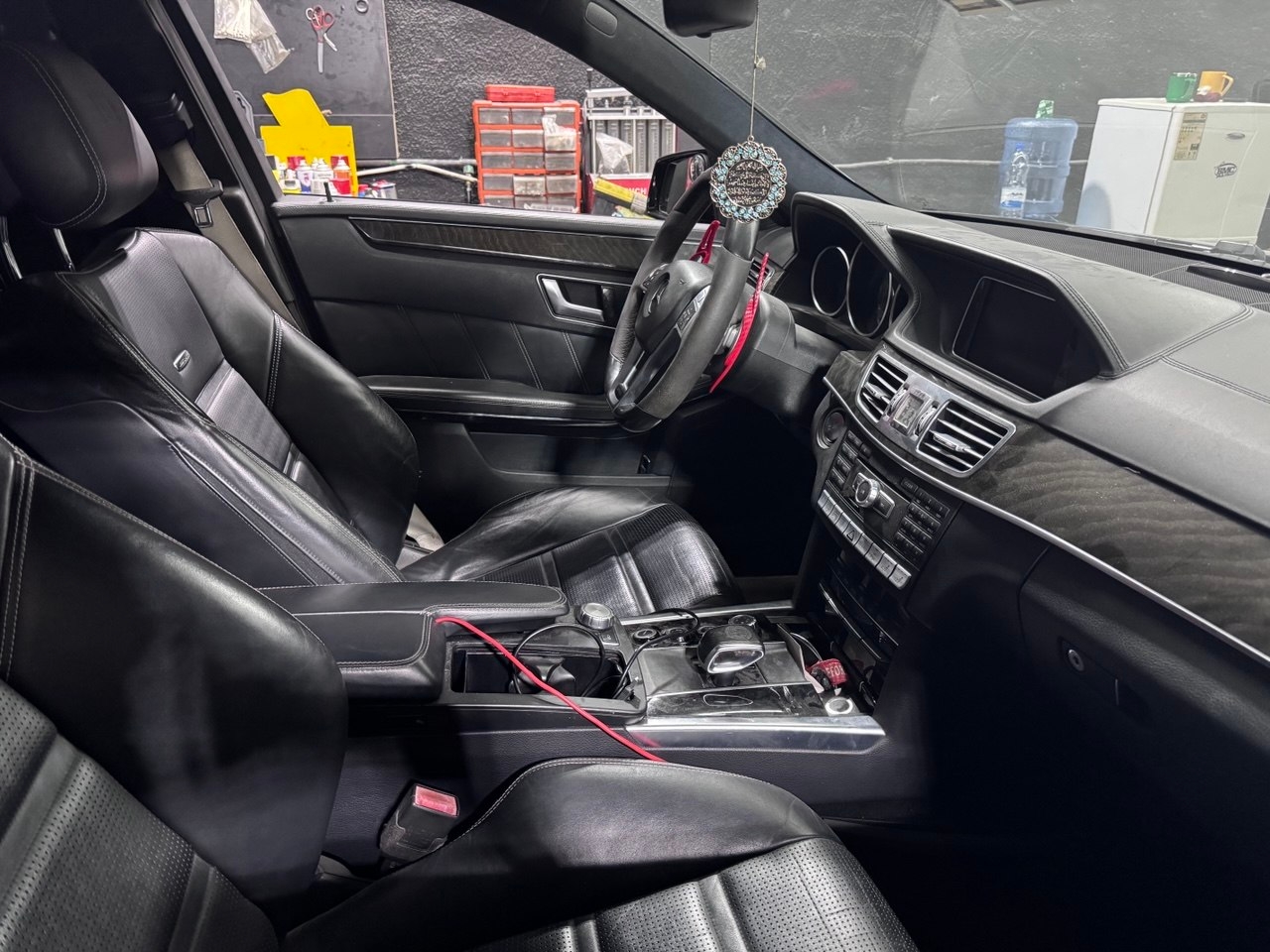 Black Mercedes Benz AMG E63 S 2015